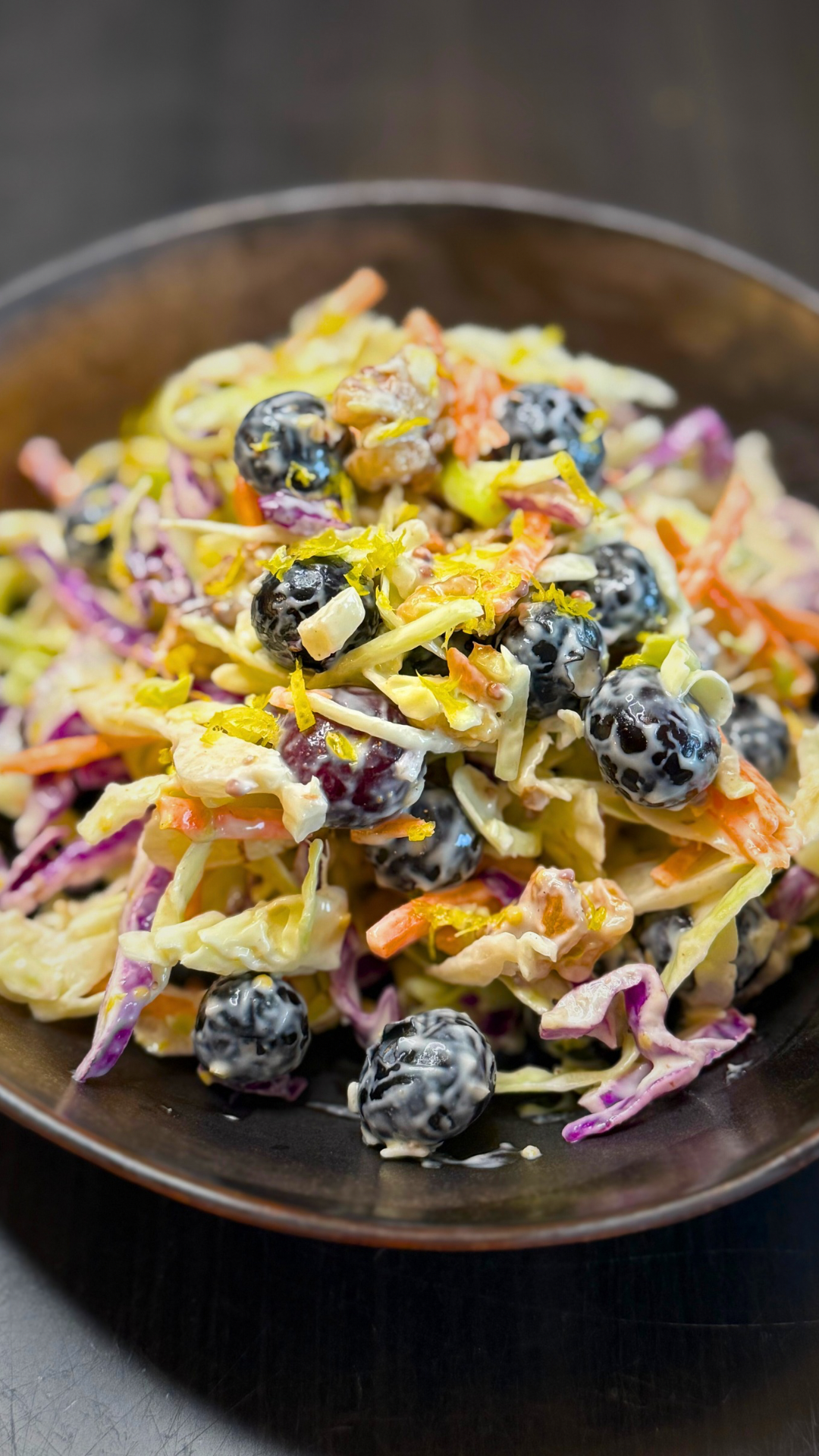 Heart-Healthy Blueberry Coleslaw