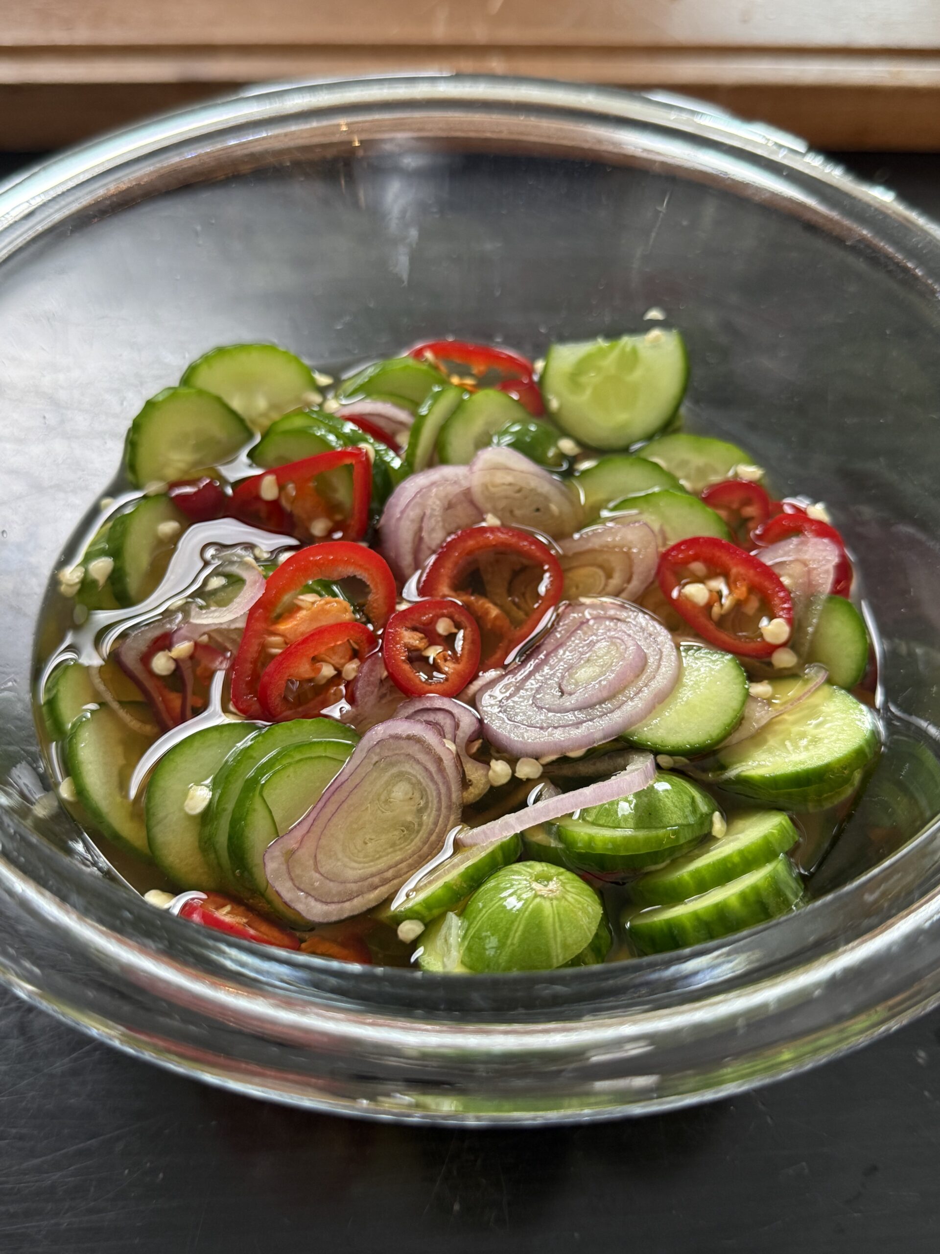 Ajard (Thai Cucumber Relish) – Two Ways