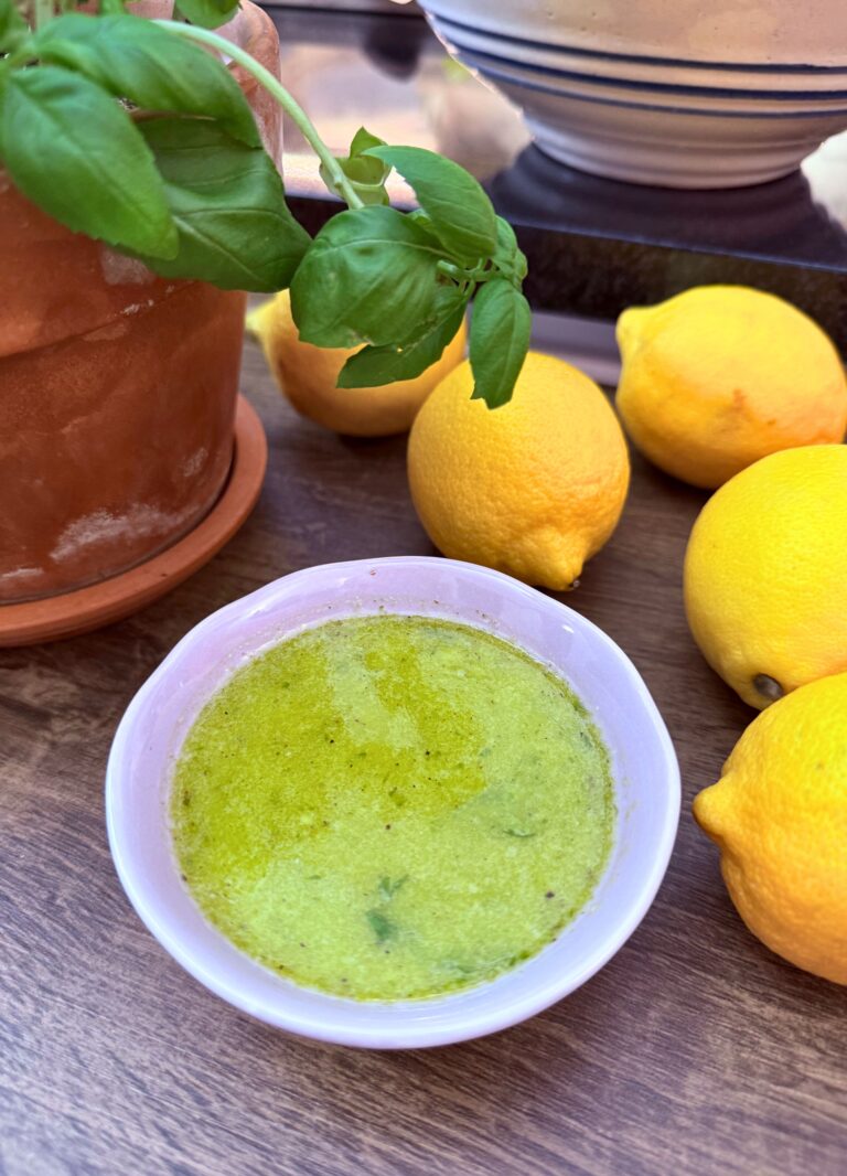 Basil-Lemon Drizzle