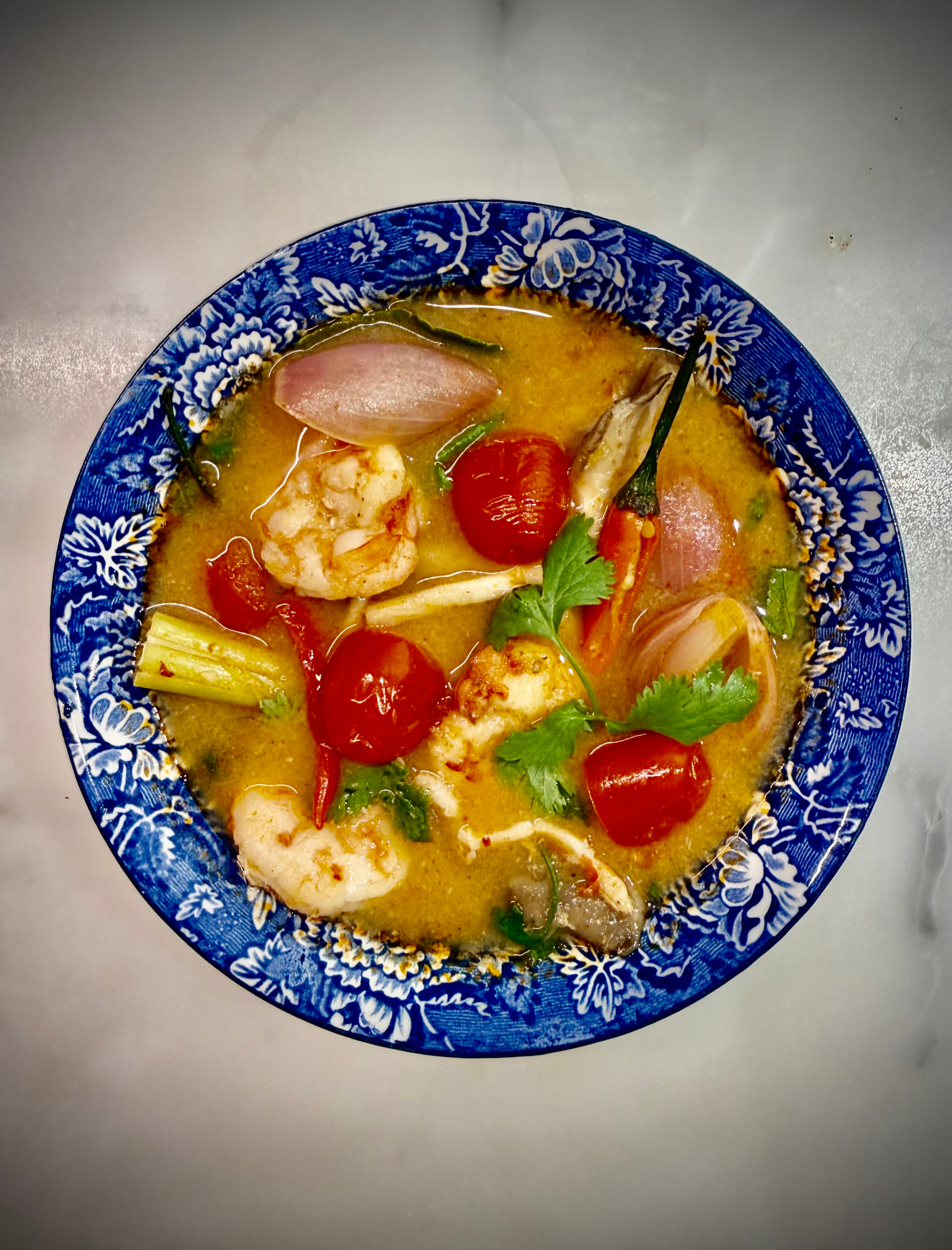 Coconut Broth Tom Yum with Shrimp 